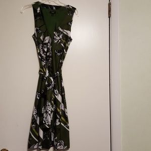 Talbot sleeveless dress with sash belt